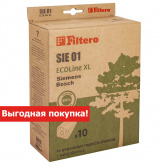 Пылесборник Filtero SIE 01 (10+фильтр) ECOLine XL, бумажные (05850)