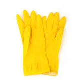 Перчатки  резиновые VETTA желт. (447-005) в уп. 12 M-размер