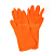 Перчатки  резиновые VETTA PREMIUM оранж (447-011) в уп.12 пар L-размер