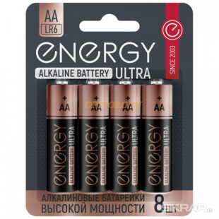 Элемент питания Energy Ultra LR06/8B (AА) /104980