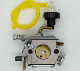 Карбюратор ПРОМО для 4500/5200/5800 для модели с насосом праймера (HR-60164) мед.труб.+топл.насос