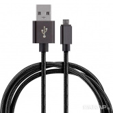 Кабель USB /MicroUSB 1м Energy ET-25 черный/104102