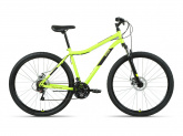 Велосипед FORWARD ALTAIR MTB HT 29 2.0 disc (2022) (рама 19; Черный/Ярко-Зеленый); 21 ск