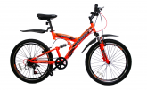 Велосипед MaxxPro Sensor 24 (2021) (рама 16; Оранжевый/Черный  (N2410-4)); 6 ск.; Сталь