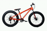 Велосипед MaxxPro Fat X24 Disc (2021) (рама 14; Оранжевый/Черный (N2440-2)); 7 ск.; Сталь
